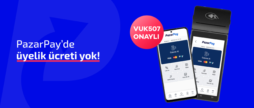 PazarPay'de Üyelik Ücreti Yok! Pazar Esnafına Özel POS Hizmeti