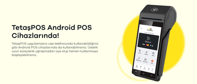 TetaşPOS Android POS Cihazlarında!