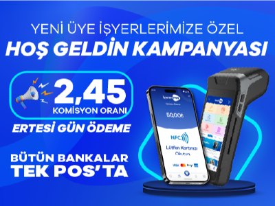 İşyerimPOS Hoş Geldin Kampanyası