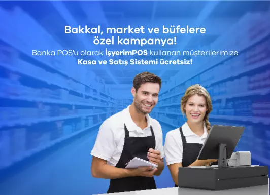 İşyerimPOS ile Bakkal, Market ve Büfelere Kasa ve Satış Sistemi Ücretsiz!